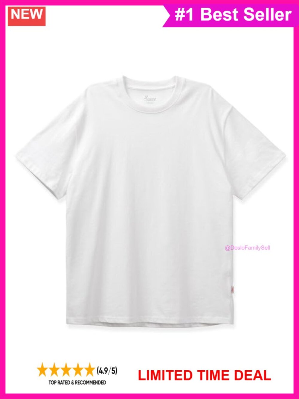 Sauce Oversized Tee 280 GSM Combed Cotton Crew Neck Short Sleeve Boxy Top